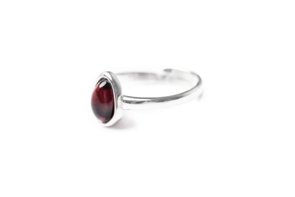 Cherry Amber ELEMENT Stacking Ring - Image 4