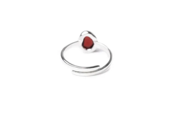 Cherry Amber ELEMENT Stacking Ring - Image 5