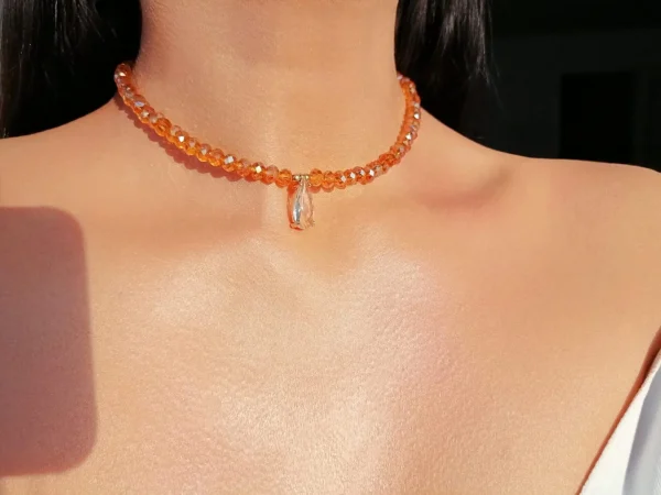 "Champagne Party" | 18K Austrian Crystals Choker - Image 3