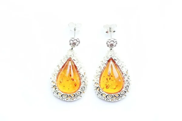 Pear Drop Frame Earrings